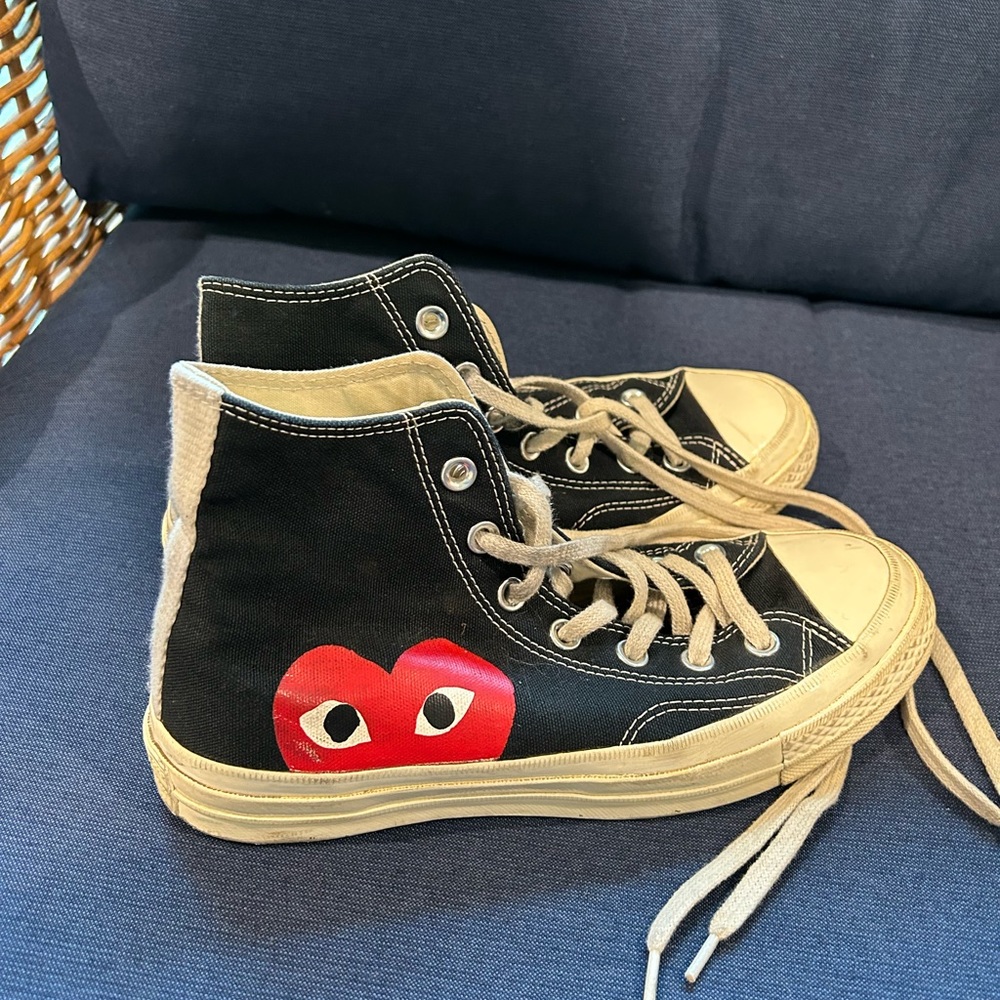 Comme De Garçons high top sneakers